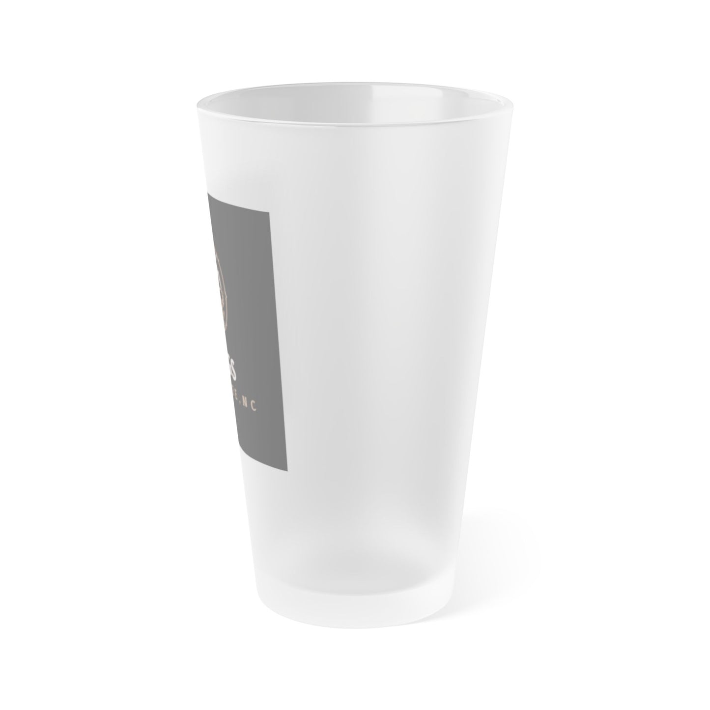 Frosted Pint Glass, Custom Drinkware, Birthday Gift, Barware, Housewarming, Personalized Gifts, Stylish Beverage Container