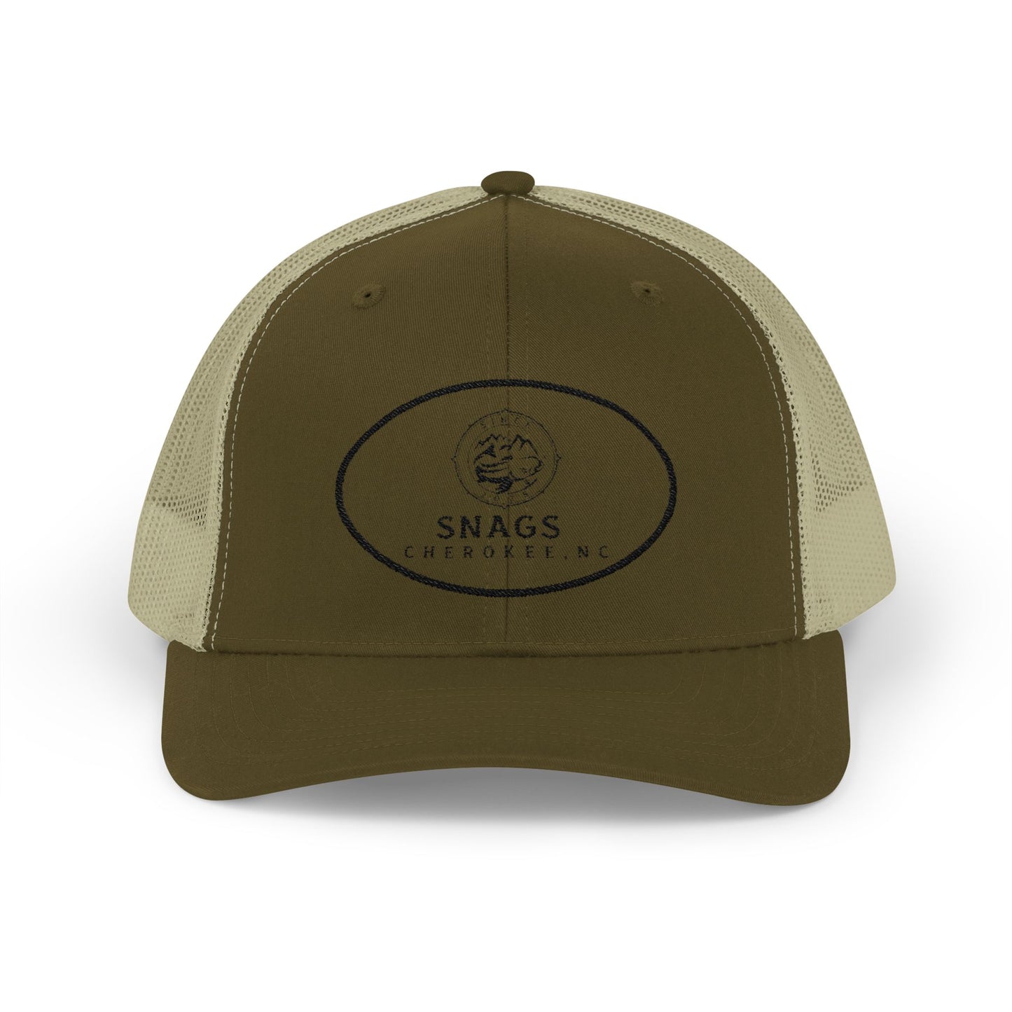 Snags Trucker Cap | Cool Snapback for Outdoor Adventures, Casual Wear, Gifts, Fishing Trips, Summer Days