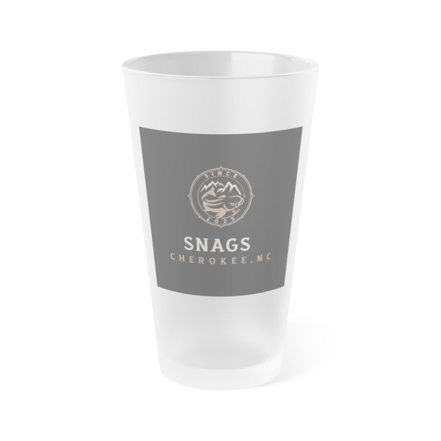 Frosted Pint Glass, Custom Drinkware, Birthday Gift, Barware, Housewarming, Personalized Gifts, Stylish Beverage Container