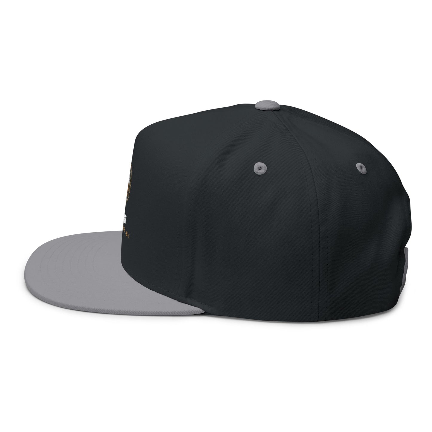 Stylish Flat Bill Cap with Embroidered Design | Custom Snapback Hat for Personal Style, Gifts, Outdoor Wear, Streetwear, Casual Fashion