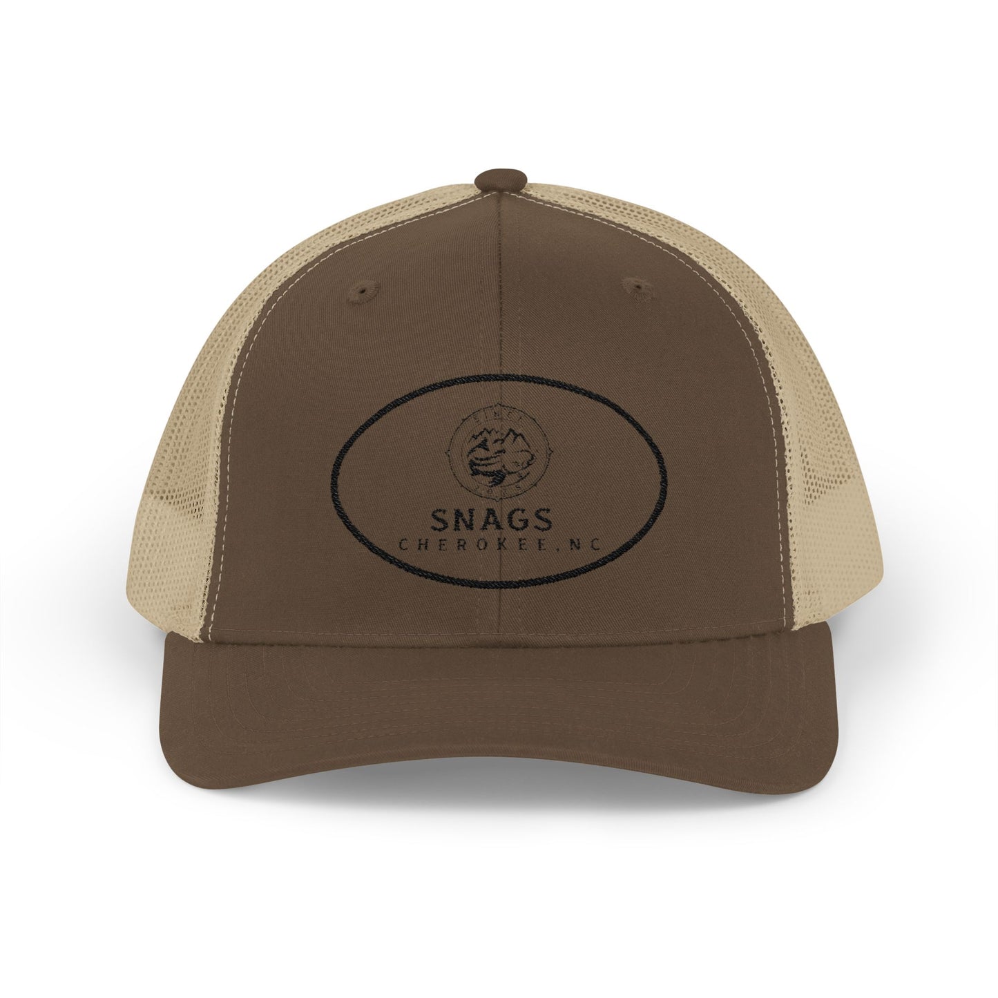 Snags Trucker Cap | Cool Snapback for Outdoor Adventures, Casual Wear, Gifts, Fishing Trips, Summer Days