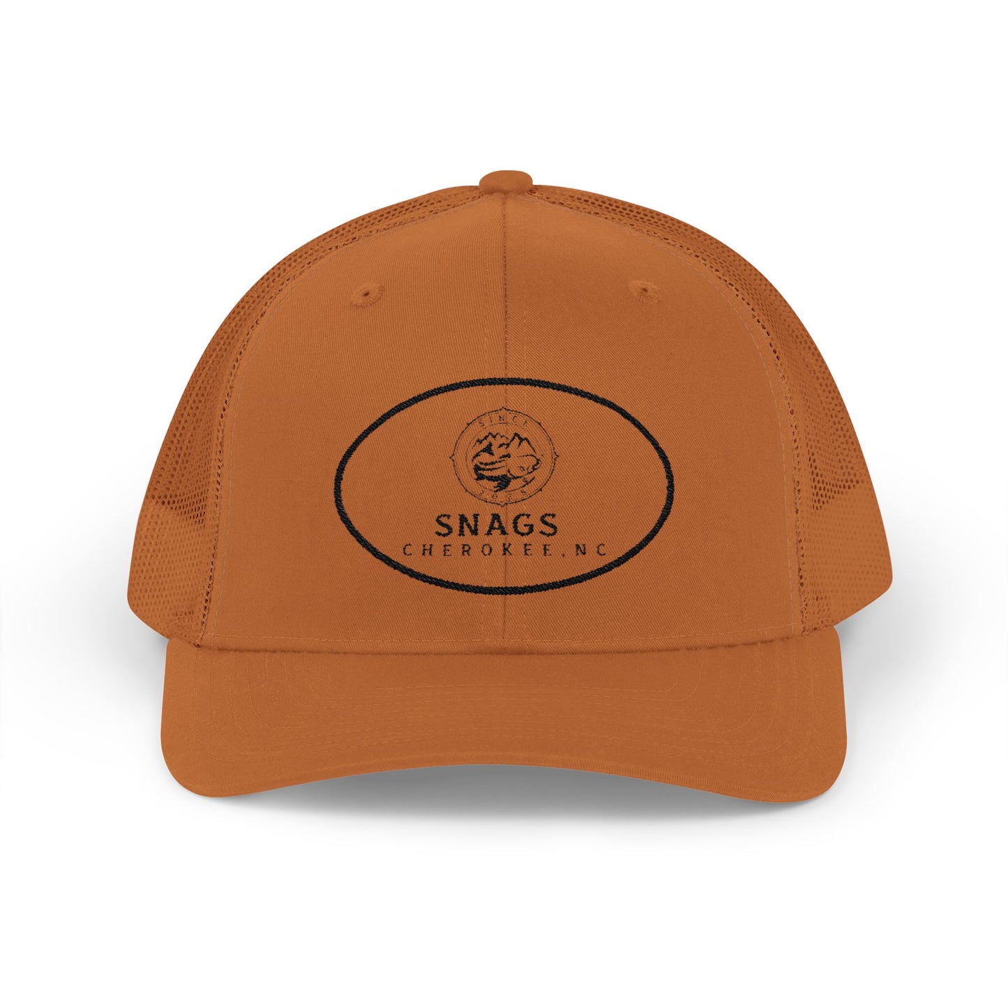 Snags Trucker Cap | Cool Snapback for Outdoor Adventures, Casual Wear, Gifts, Fishing Trips, Summer Days