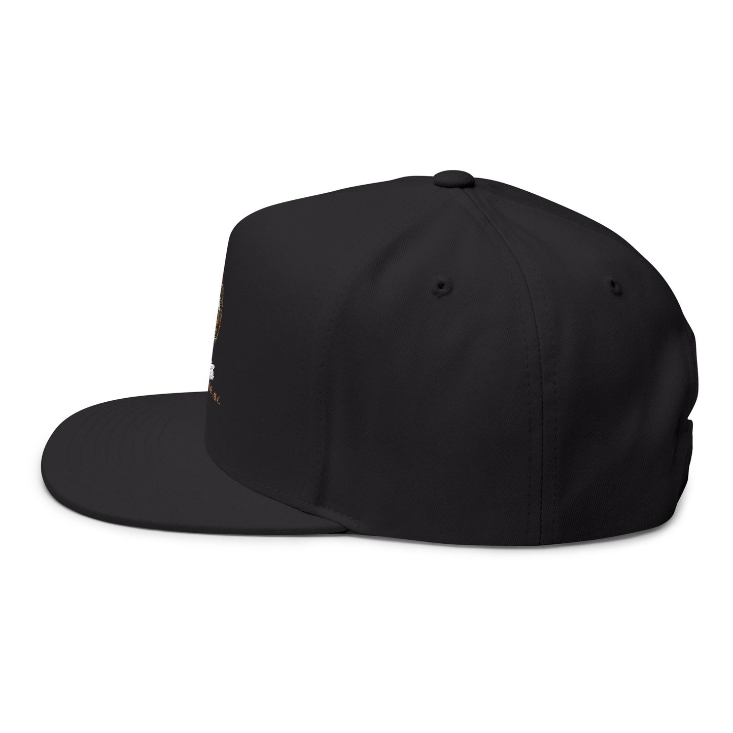 Stylish Flat Bill Cap with Embroidered Design | Custom Snapback Hat for Personal Style, Gifts, Outdoor Wear, Streetwear, Casual Fashion