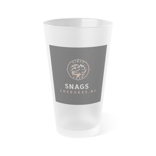 Frosted Pint Glass, Custom Drinkware, Birthday Gift, Barware, Housewarming, Personalized Gifts, Stylish Beverage Container