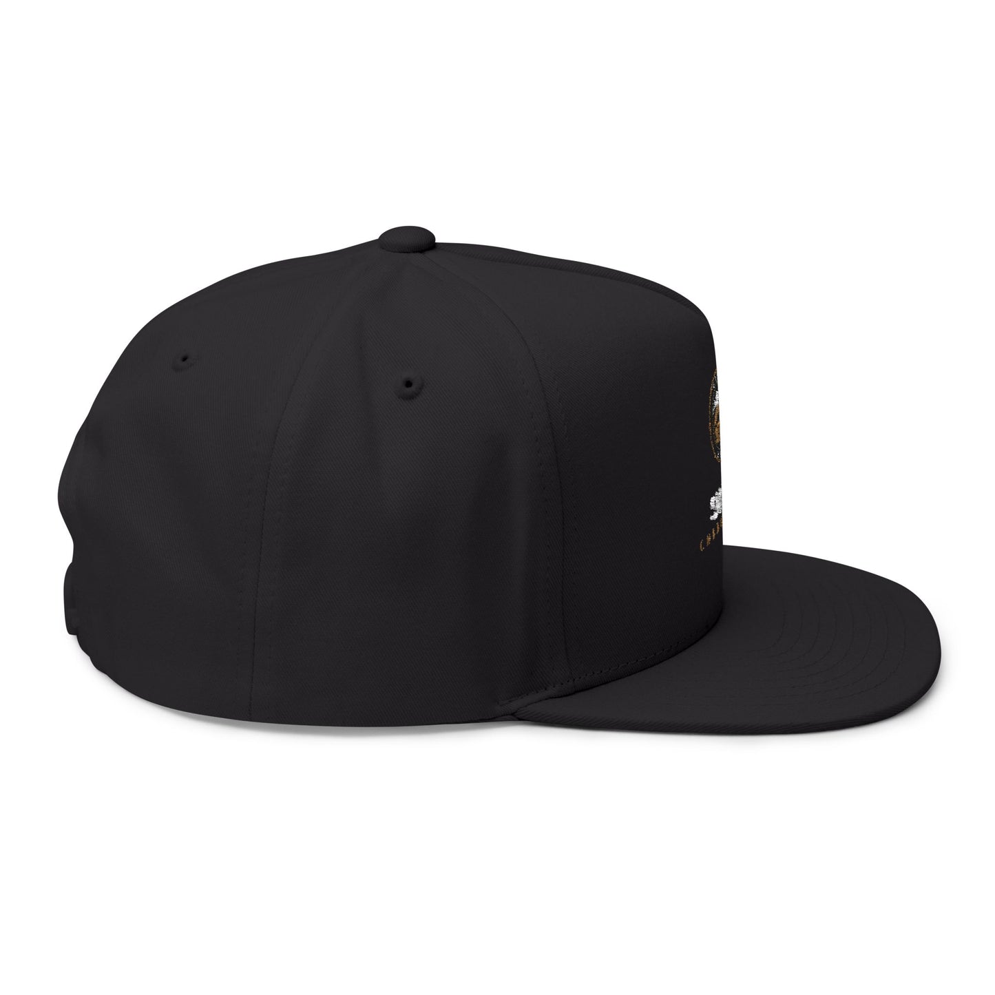 Stylish Flat Bill Cap with Embroidered Design | Custom Snapback Hat for Personal Style, Gifts, Outdoor Wear, Streetwear, Casual Fashion