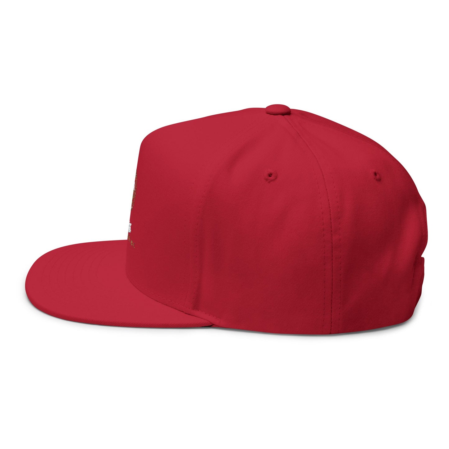 Stylish Flat Bill Cap with Embroidered Design | Custom Snapback Hat for Personal Style, Gifts, Outdoor Wear, Streetwear, Casual Fashion