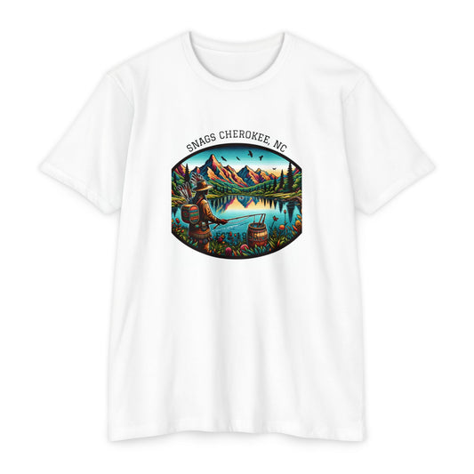 Copy of Unisex Mixed Blend CVC Jersey T-Shirt with 'Snags' Design - Casual Wear, Gift for Her/Him, Birthday, Holiday, Everyday Comfort